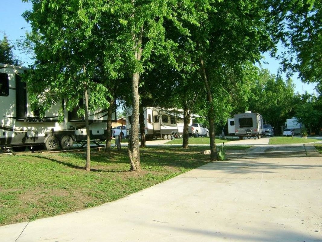 Concrete RV sites